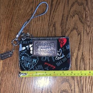 Coach poppy wristlet